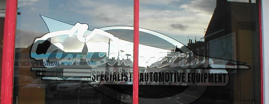 security film on a shop